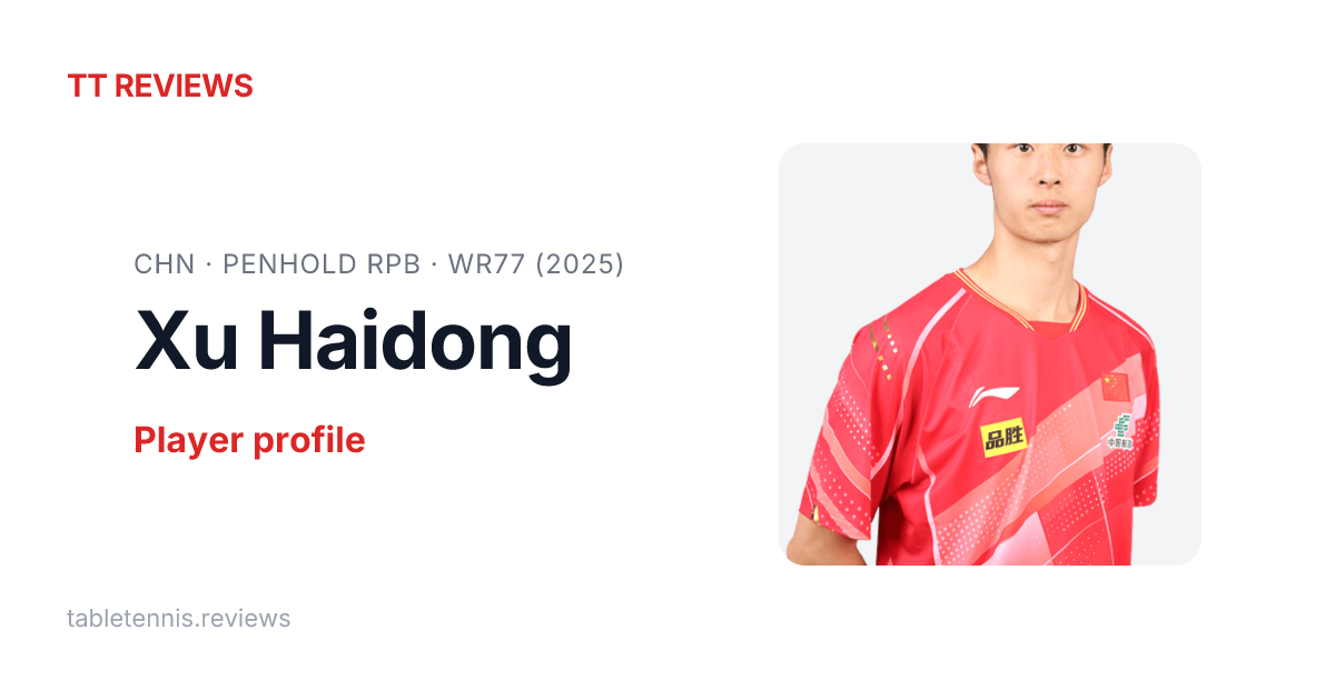 Xu Haidong Equipment Setup & History | TT Reviews